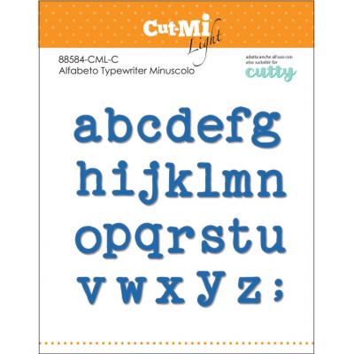 Impronte d'Autore Cutting Dies - Alfabeto Typewriter Minuscolo